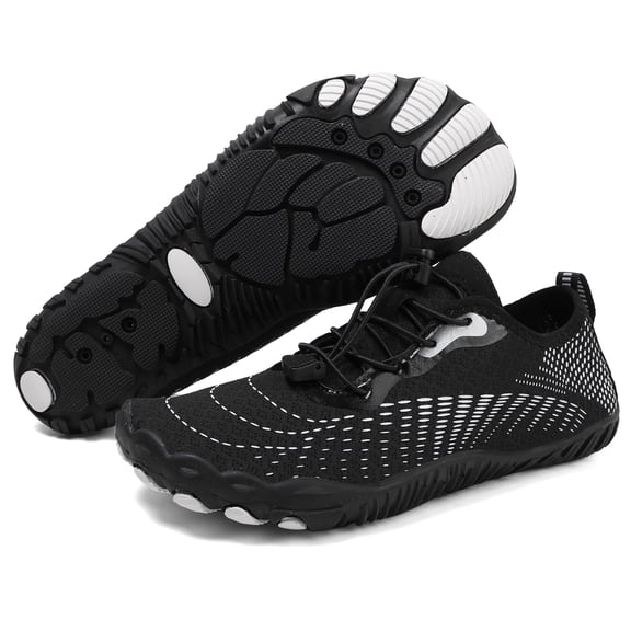 ChiVerve Breathable Wide Toe Barefoot Shoes, Wide Toe Box Non-Slip Quick-Dry Barefoot Shoes for Men WomenοΌ
