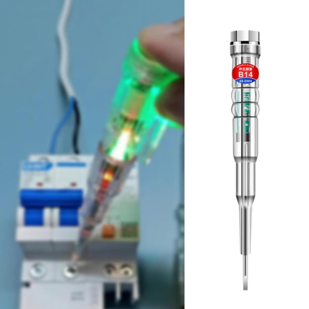 2 piezas de probador eléctrico DYNWAVEMX bolígrafo destornillador comprobador de voltaje