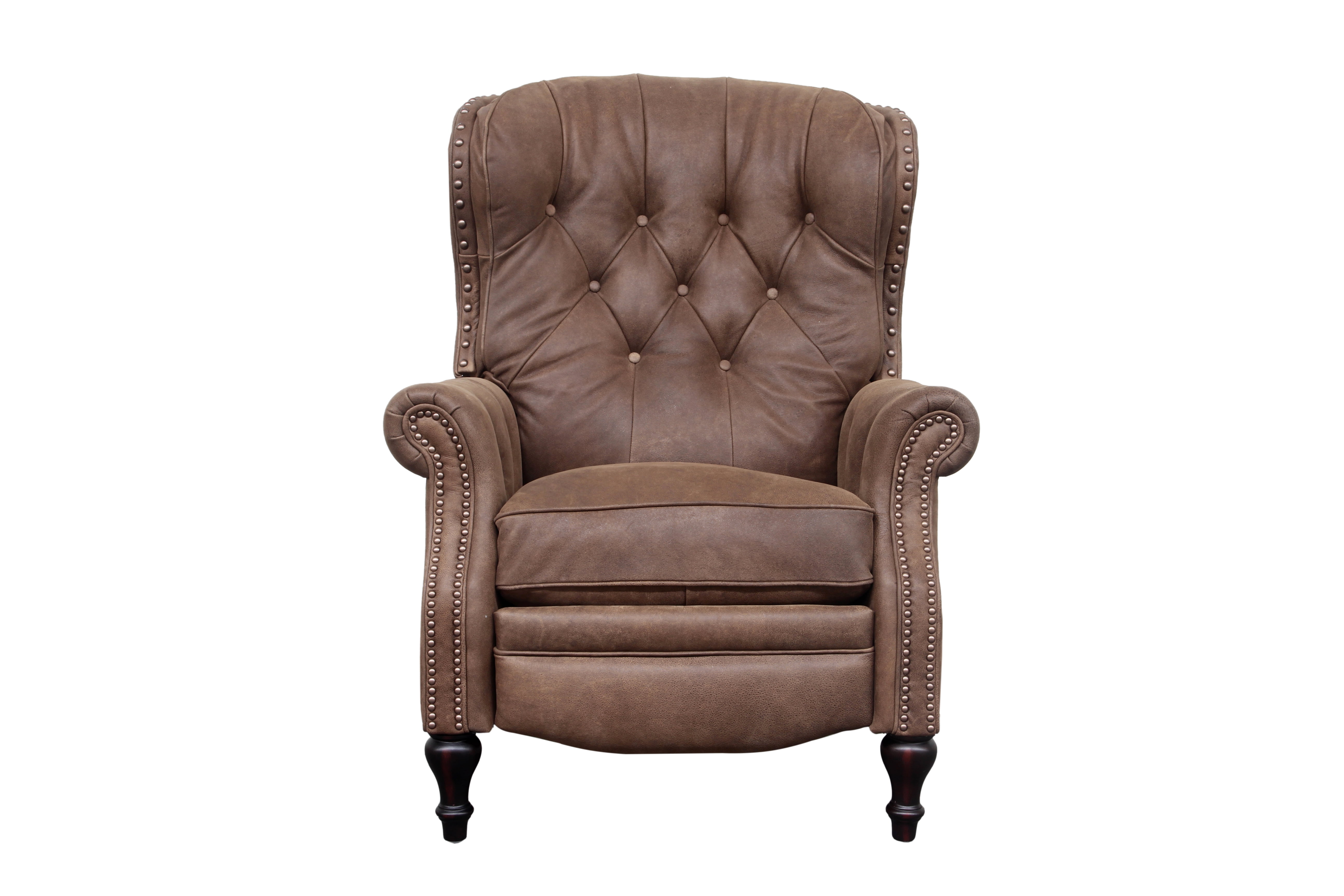 bomber leather recliner