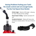 thumbnail image 7 of 2 Pack Hose Bender for Racing Fuel Tanks Jugs, Utility Containers, Gas Cans Fits 1" Hoses Nozzles, 7 of 7