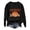 Black, variant on Xijirk Crewneck Pullover Sweatshirt Long Sleeve Oversized Fit Retro Pumpkin Season Letter Pumpkin Graphic Print for Fall Halloween and Daily Casual Wear,Dark Gray,XXL