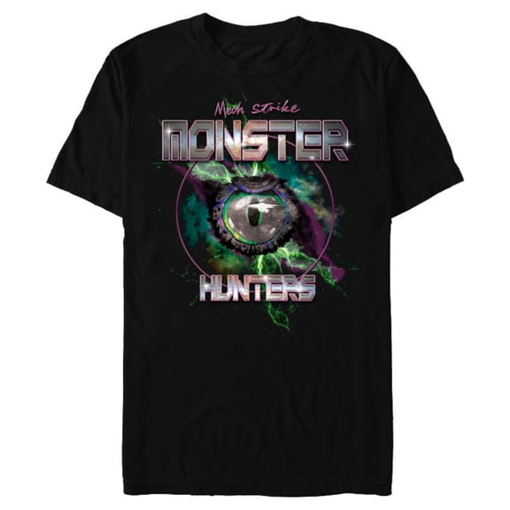 Marvel Mech Strike: Monster Hunters Eye - Short Sleeve Blended T-Shirt for Adults - Customized-Black