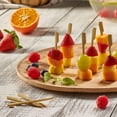 thumbnail image 4 of GUSTO 3.5" Paddle Bamboo Picks Wood Skewers for Appetizers, 100 pack, Party Occasion, 4 of 8