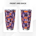 thumbnail image 3 of Lsque Halloween Black Cats Pattern 20oz Car Cup with Lid and Straw, Insulated Coffee Cup with Straw Topper, Spill Proof Travel Coffee Mug, Stainless Steel Tumble-Straw Three-piece Set, 3 of 8