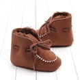 thumbnail image 3 of SYNPOS Newborn Baby Girls Cotton Soft Sole Winter Warm Snow Boots Infant Toddler Mid Calf Snow Boots 0-12 Months, 3 of 7