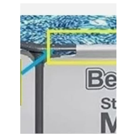 Replacement Gray Horizontal Frame Beam Bar Compatible with Steel Pro Max 15ft x " Round Swimming Pools Brown