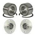 thumbnail image 1 of Kugel Front Rear Wheel Bearing and Hub Assembly Kit for Car 2000-2006 Nissan Sentra - Left Right Side (Driver Passenger) K70-101579, 1 of 8