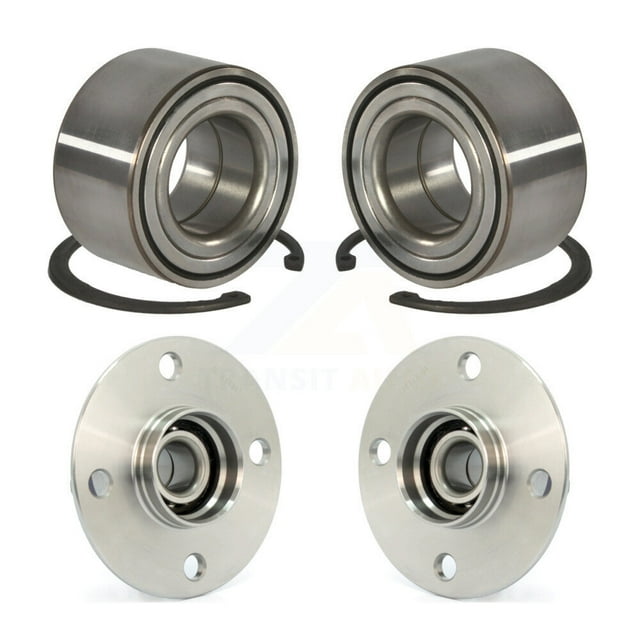 Kugel Front Rear Wheel Bearing and Hub Assembly Kit for Car 2000-2006 Nissan Sentra - Left Right Side (Driver Passenger) K70-101579