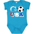 thumbnail image 3 of Inktastic Go, USA- Soccer, Football Boys or Girls Baby Bodysuit, 3 of 5