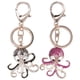thumbnail image 2 of 2 Llaveros Lindos Con Diamantes de Imitación de Cristal de Pulpo, Colgante de Moda Con Diamantes de Imitación Brillantes en 3D Plateados para Bolso, Mochila, Bolso, 2 of 7