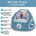 Disney Frozen Cozee Fluffy Chair by Delta Children, Toddler Size (for Kids Up to 6 Years Old