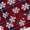 Burgundy Navy Plaid, variant on Burgundy Navy Plaid Snowflake Wrapping Paper, Winter Holiday Check Gift Wrap for Christmas New Year Birthday Present Decor