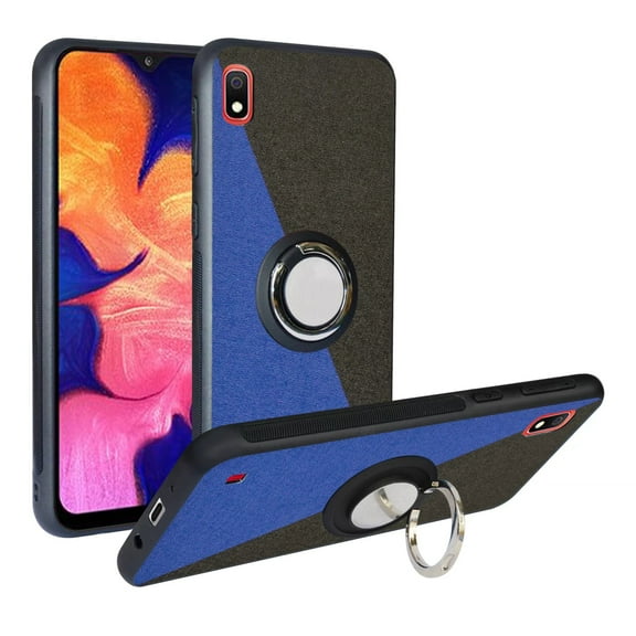 Labanema Samsung Galaxy A10 2019 /A105 Case with 360 Degree Rotating Ring Stand, Support Magnetic Car Mount, Protective Cover for Samsung Galaxy A10 2019 /A105 (Blue Black)