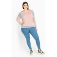 thumbnail image 2 of Avenue Women's Plus Size Seeing Stripes Sweater, 2 of 2