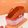 thumbnail image 5 of Silicone Air-Fryer Basket Anti-stick Baking Tray Air-fryer Accessories Set, 5 of 5