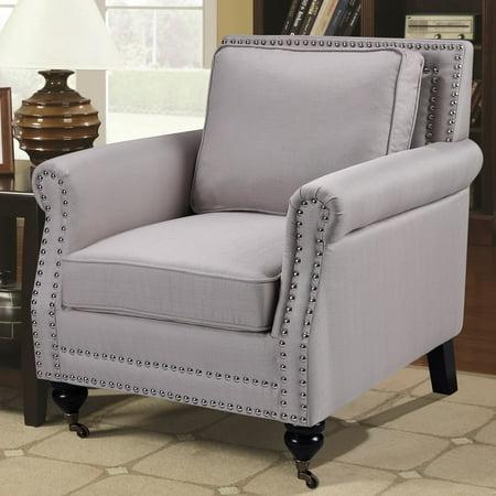 Best Master Furniture Abby Tufted Fabric Accent