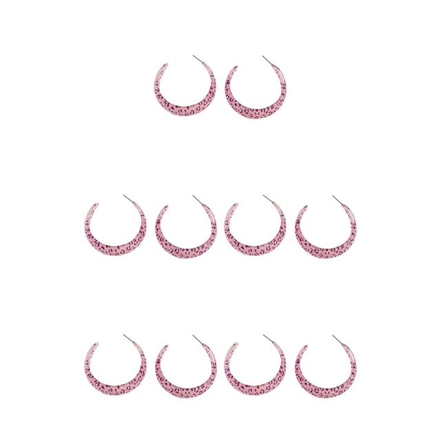 Qarigey Pendientes colgantes con estampado de leopardo, accesorios de joyería, ropa a juego, regalos para amigos, decoraciones para mujer, Type2 NO2