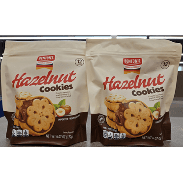 Benton’s European Hazelnut Cookies 6.07oz 172g (2 Bags)