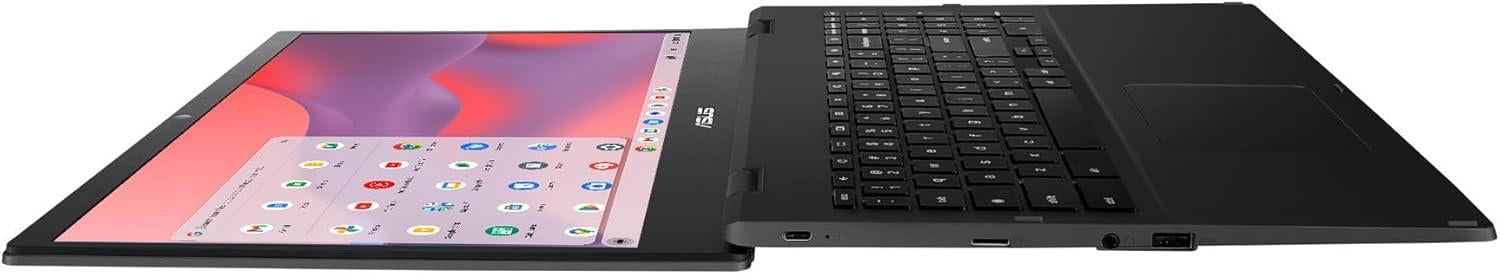 ASUS Chromebook CX1, 15.6" FHD NanoEdge Display, Intel Celeron N4500 Processor, 128GB eMMC Storage, 4GB RAM, ChromeOS, Mineral Gray, CX1500CKA-SS48F