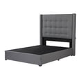 thumbnail image 1 of Box Base Cama Individual+ Cabecera Titan Gris, 1 of 8