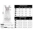 thumbnail image 3 of Merokeety Womens Summer Dresses Floral Square Neck Smocked Ruffle A Line Midi Dress With Pockets Apricot l, 3 of 5