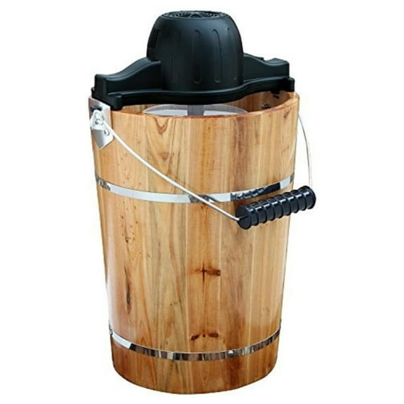 ICM6C 6-Quart Old Fashion Ice Cream Maker,Brown