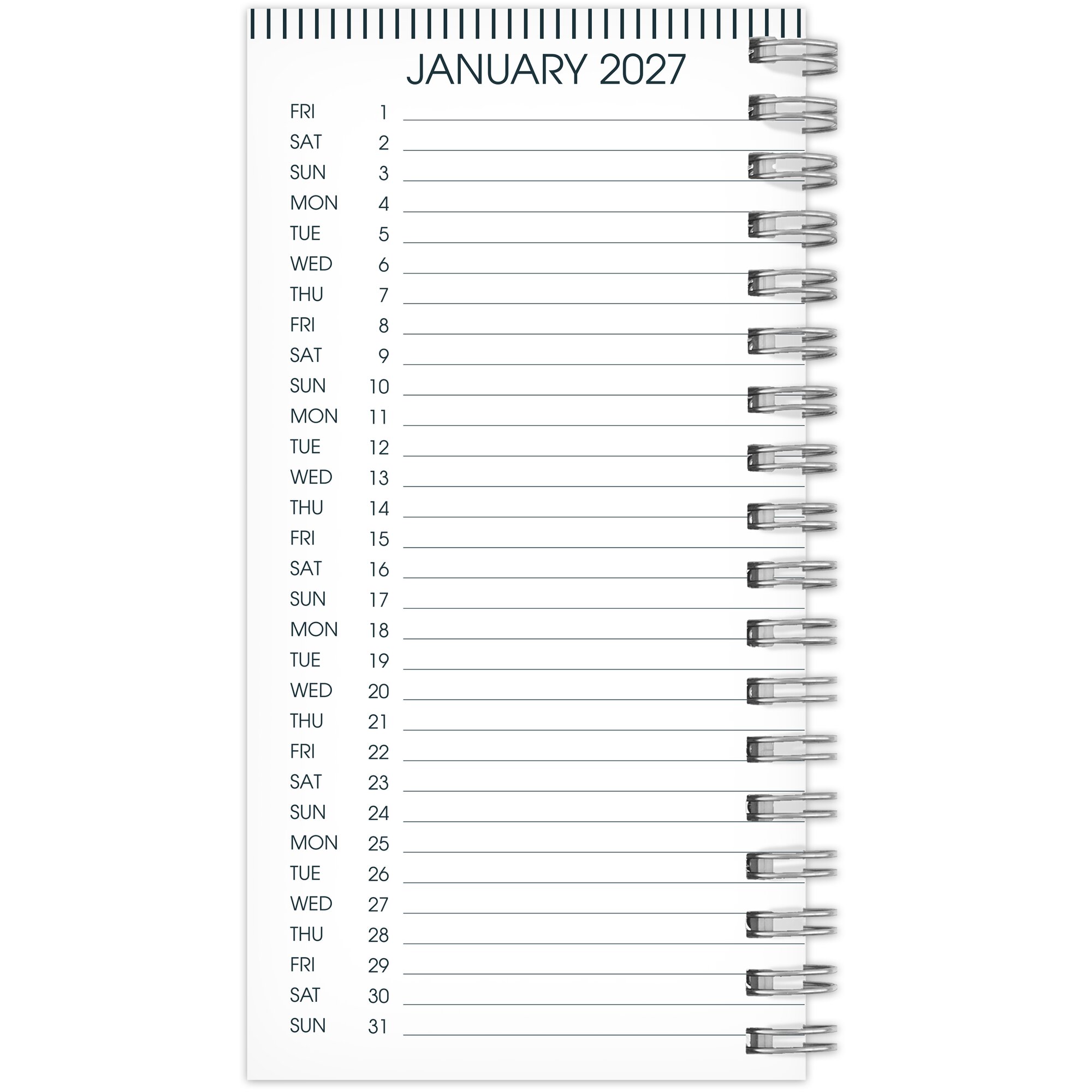 AT-A-GLANCE 2026 Weekly Appointment Book Planner Refill for 70-008 Pocket 3 14 x