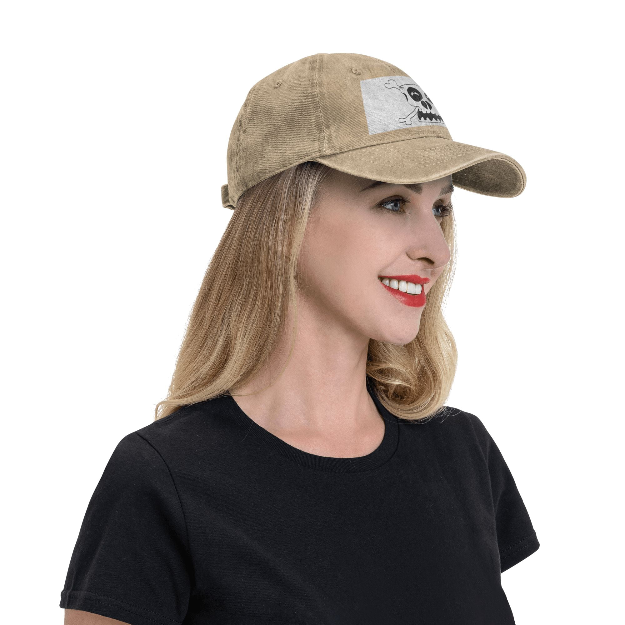 帽子 pe__chan DouZhe Adjustable Washed Cotton Baseball Cap - Crazy Danger