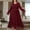 Red, variant on Women Dresses under $10! Cagogo Plus Size Wedding Guest Dresses for Women Summer Casual A-Line Lace Flowy Cocktail Party Dress Maxi Long Church Dresses