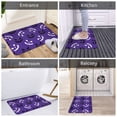 thumbnail image 5 of Halloween Front Door Mat, halloween ghost patterns Halloween Decorations Indoor Mats for Bedroom Bathroom Kitchen, Halloween Decor Non-Slip Carpet Entryway Mat 20x31.5in, 5 of 6