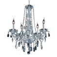 thumbnail image 1 of Elegant Lighting Verona 21" 5 Light Royal Crystal Chandelier, 1 of 4