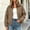 #5Khaki, variant on Byworldtasic Women’s Barn Jacket Loose Zipper Utility Coat Cinchable Hem Workwear Jacket with Pockets