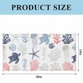thumbnail image 3 of Blue Red Coastal Fluorescent Light Covers, Nautical Summer Beach Coral Sea Turtle Magnetic Light Covers for Ceiling Lights, Fluorescent Ceiling Shade Filters for Classroom Bedroom Office 4x2Ft x 4PCS, 3 of 8