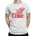 thumbnail image 2 of Officially Licensed Diet Coke I Love Diet Coke Heart Men's T-shirt, 2 of 3