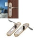 thumbnail image 3 of POMO de Puerta Con Cerrado, Aleacino de Zinc 5353 Juego de Cerrado de Manija de Puerta Dorada Pomos de Puerta Con Cerradura y Llava Con Llaves para Puertas de Madera, 3 of 7