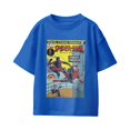 thumbnail image 2 of Marvel Spider-Man Brand New Day Youth Danger Tarantula Comic T-Shirt (Royal, XS-XL), 2 of 4