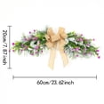 thumbnail image 3 of Purple Easter Door Lintel Decoration Colorful Flower Bows Pendant For Home Holiday Hanging, 3 of 7