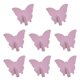 thumbnail image 5 of 8 ganchos de pared con forma de mariposa, para toallas, cuadros decorativos, perchero para oficina, dormitorio, llaves, mochilas y bolsos. Rosa, 5 of 9