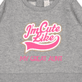thumbnail image 3 of Inktastic Cute Like My Great Aunt Baby Sweatshirt, 3 of 4