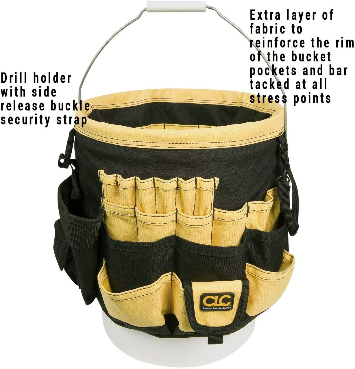 Custom LeatherCraft 4122 61 Pocket-In & Out Bucket Pockets 