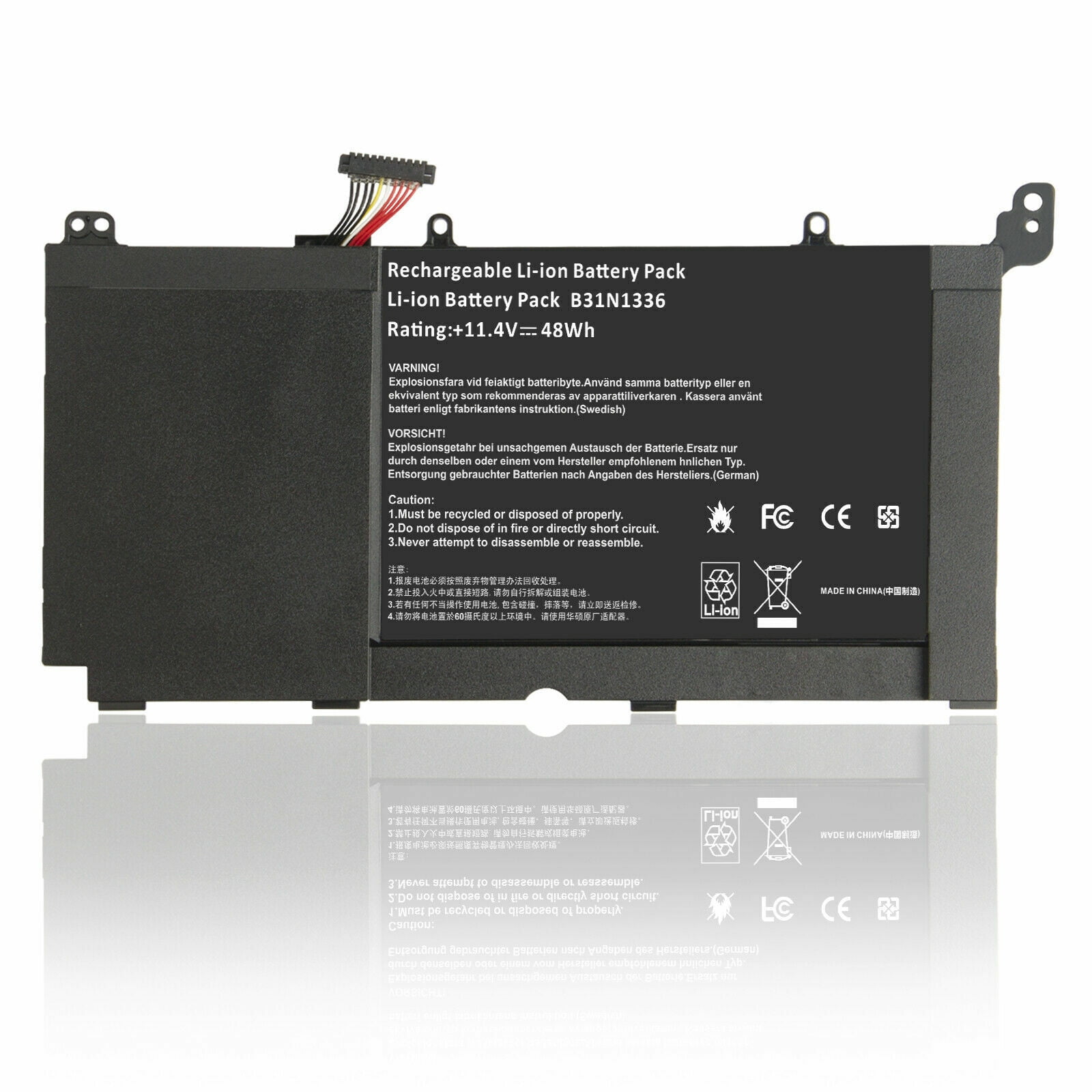 C31S551 B31N1336 Battery for Asus Vivobook S551 S551L S551LA V551L
