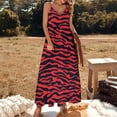 thumbnail image 2 of Animal Print Patterns Design Sleeveless Dress Woman Fashion Long Dresses Women's Summer Suit Dress 2025, 2 of 7