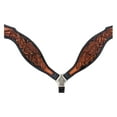 thumbnail image 4 of Horse Western  Western Tack Floral Tooled Headstall Bridle & Breast Collar Set 78FK13B, 4 of 4