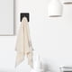 thumbnail image 2 of Estante organizador de toallas de baño y cocina sin perforaciones (negro) JShteea Libre de BPA, 2 of 9