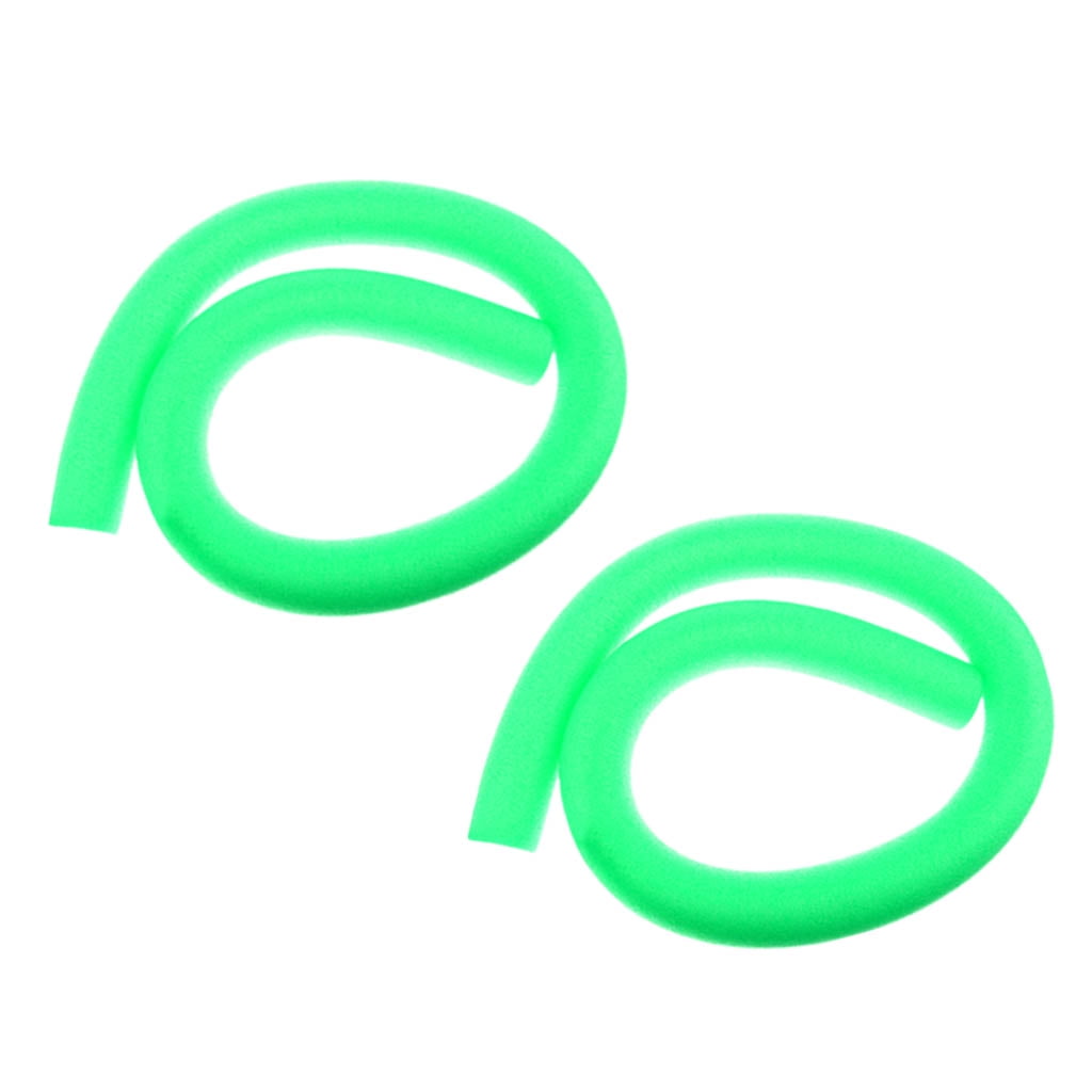 2 pieces of pool noodles hollow foam children adults buoyancy aid
