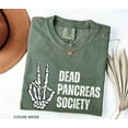 thumbnail image 3 of Comfort Colors Dead Pancreas Society Shirt, Diabetes Awareness Tee, Blue Ribbon Insulin Shirt, Diabetic Gift for Support & Awareness, 3 of 8