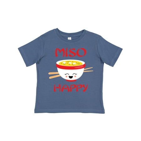 

Inktastic Kawaii Miso Happy Gift Toddler Boy or Toddler Girl T-Shirt