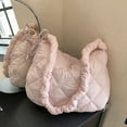 thumbnail image 3 of Bolso de mano plisado con diseño de nubes para mujer, novedad de 2025, informal, ligero, sencillo, de alta gama, con textura, para ir al trabajo o al trabajo., 3 of 5