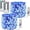 Blue, variant on Battery Operated Copper Fairy Lights, 2 Pack 16Ft 50 LED Outdoor Fairy String Lights with Remote, 8 Modes Silver Wire Twinkle Lights for  Bedroom, Dorm, Patio, Christmas, Party, Indoor (Cold White)