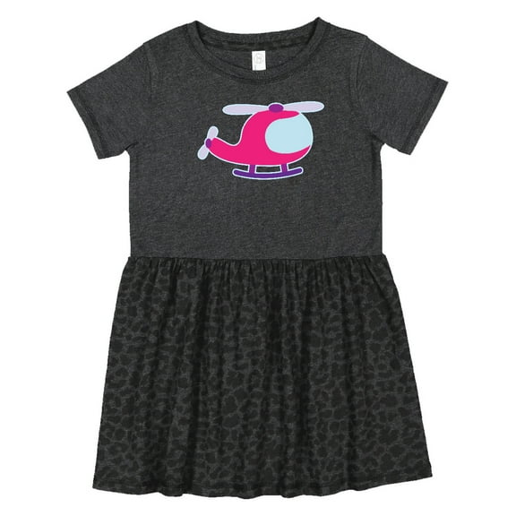 Inktastic Helicopter Pink Girls Girls Toddler Dress